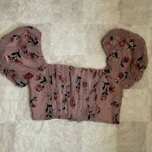 Windsor Too Sweet Floral Corset Top